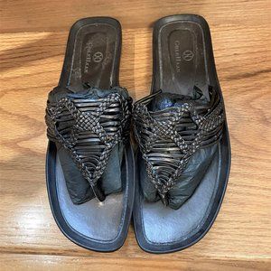 NEW Cole Haan Flip Flop Sandals, Copper Colored